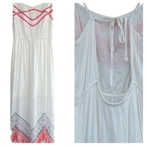 Kendall and Kylie summer Strappy low back spaghetti strap front slit dress Sz 6